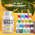 Maca supporta la capsula di estratto di maca vegano di salute riproduttiva
